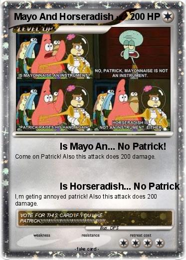 Pokemon Mayo And Horseradish