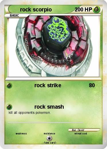 Pokemon rock scorpio
