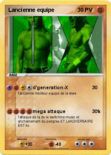 Pokemon Lancienne equipe