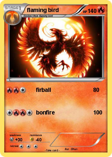 Pokemon flaming bird