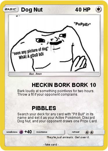 Pokemon Dog Nut