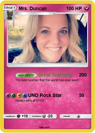 Pokemon Mrs. Duncan
