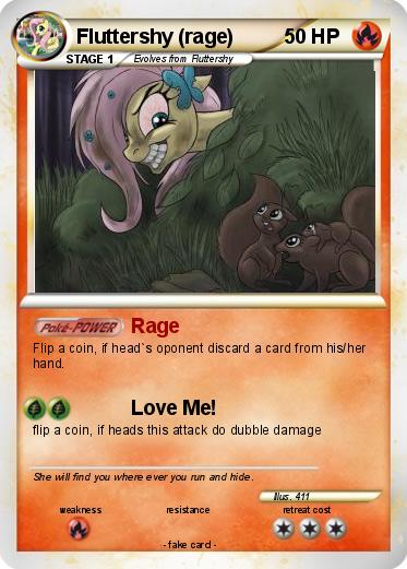 Pokemon Fluttershy (rage)