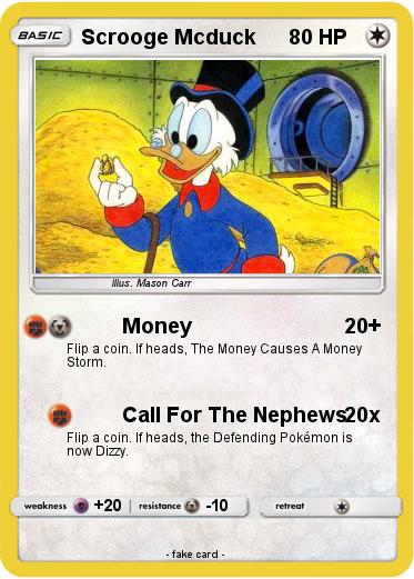 Pokemon Scrooge Mcduck