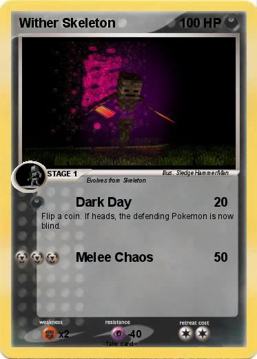 Pokemon Wither Skeleton