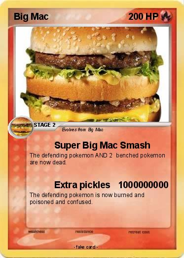 Pokemon Big Mac