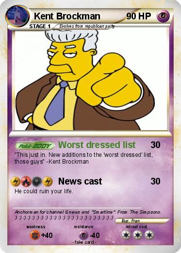 Pokemon Kent Brockman