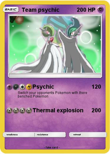 Pokemon Team psychic