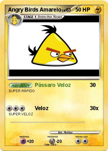 Pokemon Angry Birds Amarelo