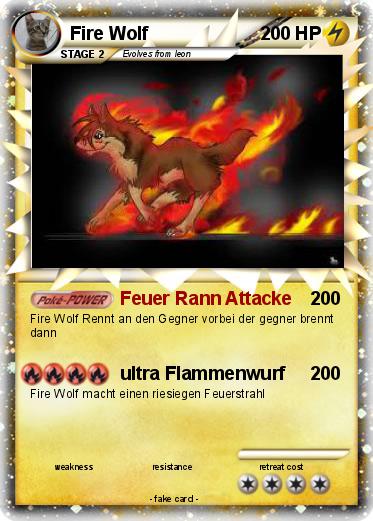 Pokemon Fire Wolf