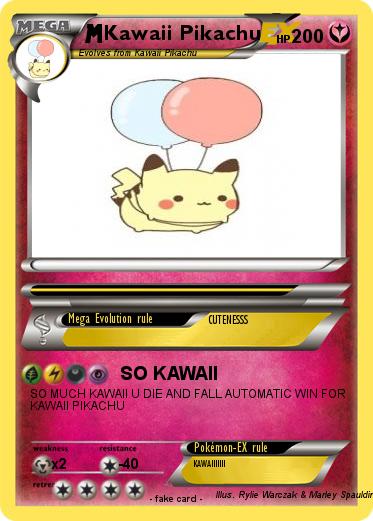 Pokemon Kawaii Pikachu
