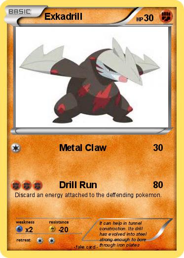 Pokemon Exkadrill