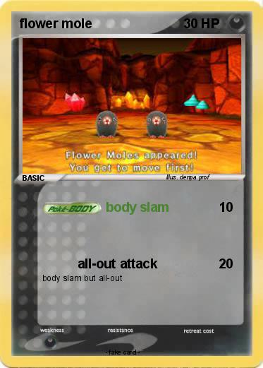 Pokemon flower mole