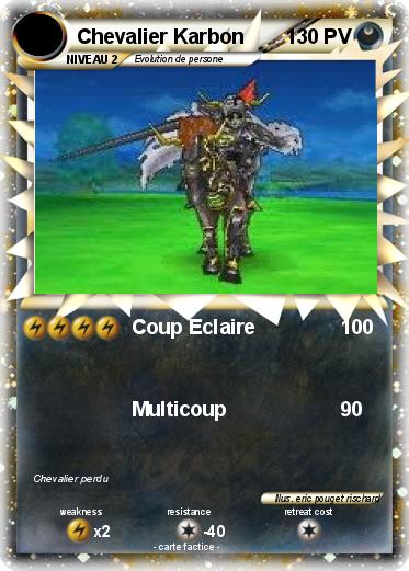 Pokemon Chevalier Karbon