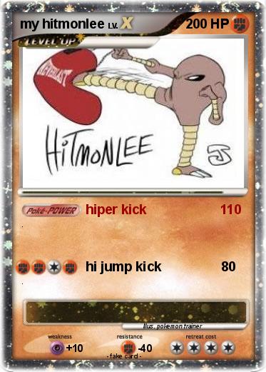 Pokemon my hitmonlee