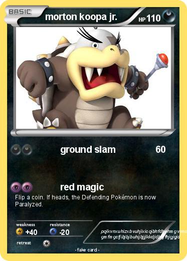 Pokemon morton koopa jr.