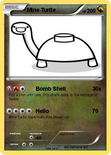 Pokemon Mine Turtle