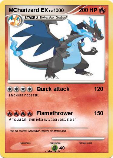 Pokemon MCharizard EX