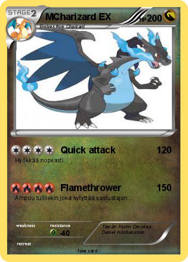 Pokemon MCharizard EX