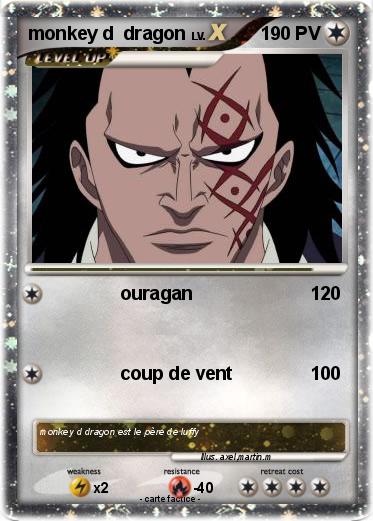 Pokemon monkey d  dragon