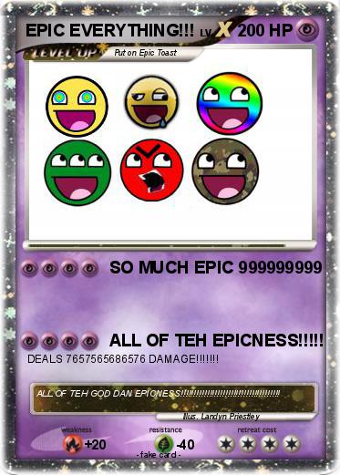 Pokemon EPIC EVERYTHING!!!