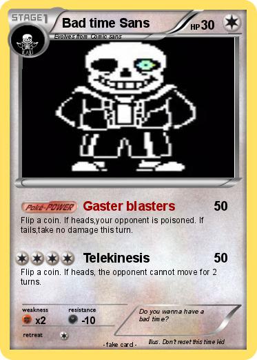 Pokemon Bad time Sans