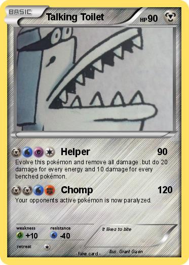 Pokemon Talking Toilet