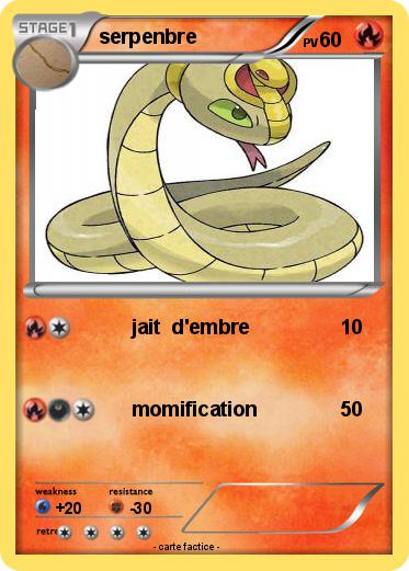 Pokemon serpenbre