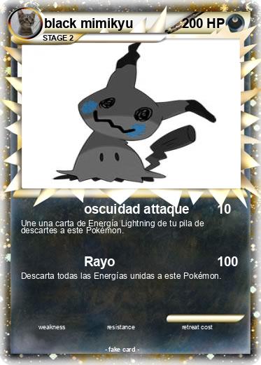 Pokemon black mimikyu