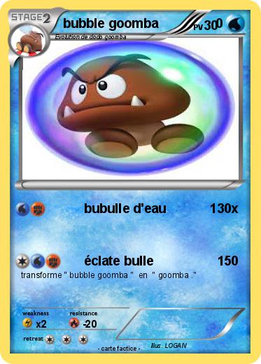 Pokemon bubble goomba                0