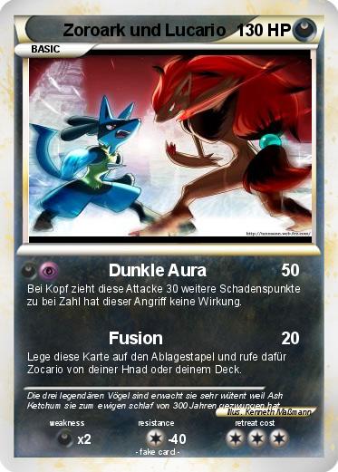 Pokemon Zoroark und Lucario
