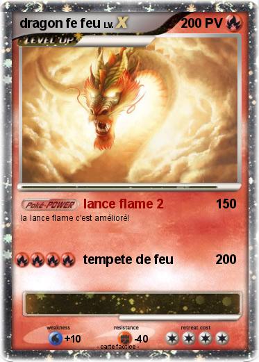 Pokemon dragon fe feu