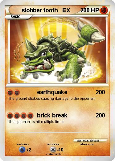 Pokemon slobber tooth   EX