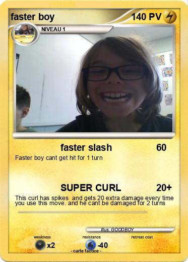 Pokemon faster boy