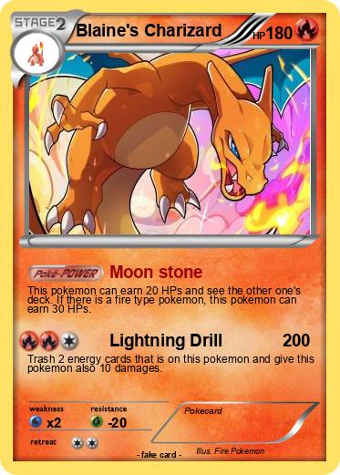 Pokemon Blaine's Charizard
