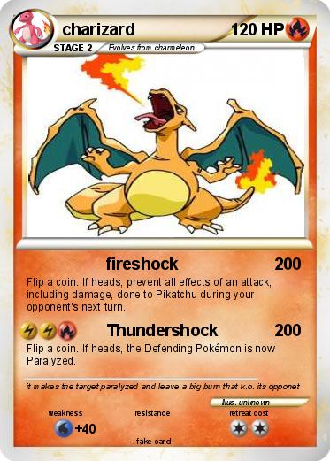 Pokemon charizard