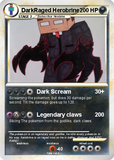 Pokemon DarkRaged Herobrine