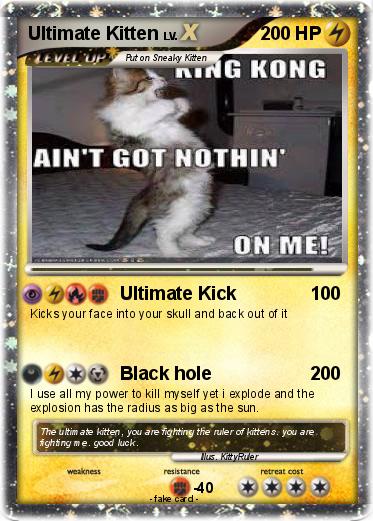 Pokemon Ultimate Kitten