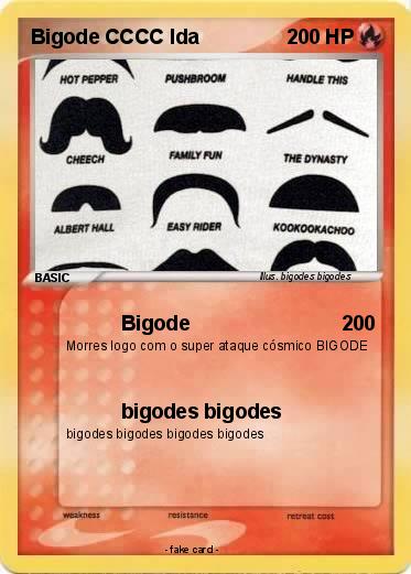 Pokemon Bigode CCCC lda