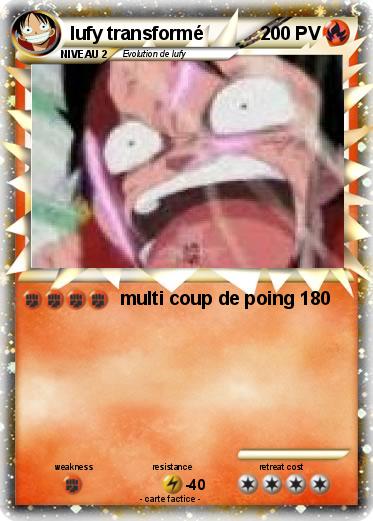 Pokemon lufy transformé