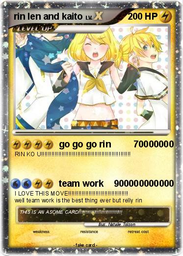 Pokemon rin len and kaito