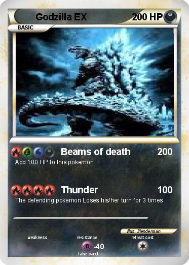 Pokemon Godzilla EX