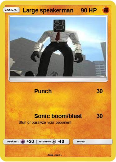 Pokemon Large speakerman