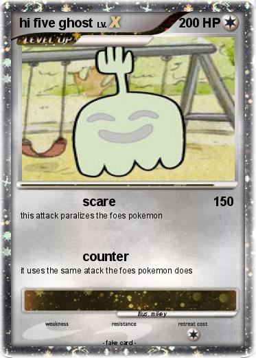 Pokemon hi five ghost
