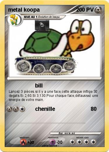 Pokemon metal koopa