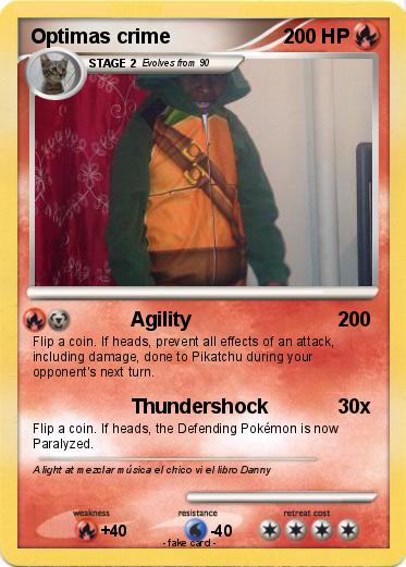 Pokemon Optimas crime