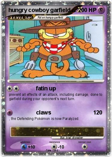 Pokemon hungry cowboy garfield