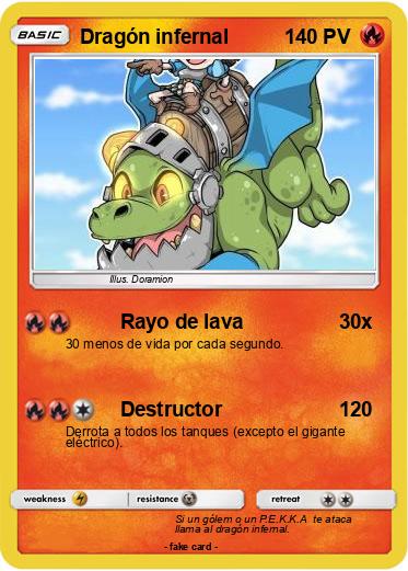 Pokemon Dragón infernal