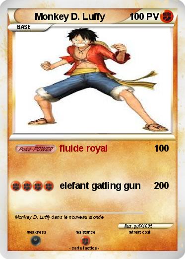 Pokemon Monkey D. Luffy