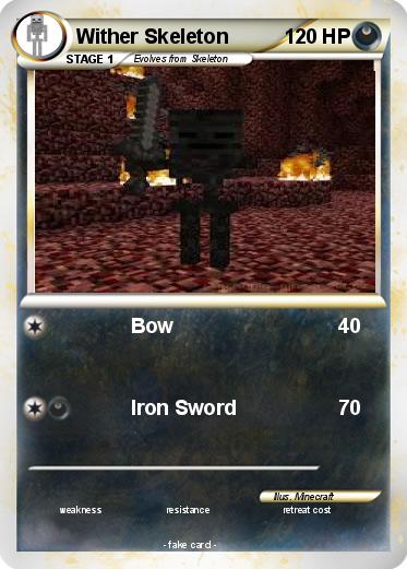 Pokemon Wither Skeleton